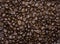 Brown coffee beans texture background