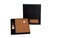 Brown colored magnetically closed small leather daily planner.