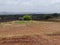 Brown colour landscape image Indian soil