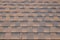 Brown Composite Shingle Roofing as Texture Background