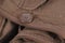 Brown cotton clothes closeup