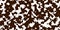 Brown cowhide with white spots as a seamless pattern