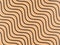 Brown craft paper with a wavy line pattern