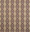 Brown, Cream, Purple Cross Pattern Wallpaper Swatch