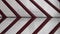 Brown or crimson pattern on a plexiglass or fibroglass fence. Texture and background, exterior. Architecture decoration