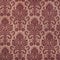 Brown damask floral pattern