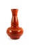 Brown decorative clay vase