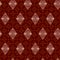 Brown decorative seamless pattern with rhombuses