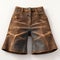 Brown Denim Pants 3d Model For Sale - Naturalistic Yet Surreal Design