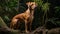 Brown Dog On Stone: Studio Portraiture In Jungle