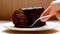 Brown domestic cake