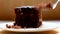 Brown domestic cake