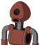 Brown Droid With Rounded Head And Round Mouth And Black Cyclops Eye