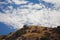 Brown dry hillside, California