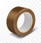 Brown duct roll adhesive tape