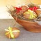 Brown Easter Eggs in Nest Bowl