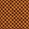 Brown ethnic mudcloth rough checkered seamless pattern, vector