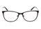 Brown eyeglasses in a white neutral back ground