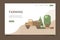 Brown Farming Banner Website Template