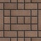 Brown Figured Paving Slabs - Rectangles and