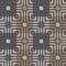 Brown floor with wooden texture. Netting. Ethnic boho ornament. Geometry. Seamless pattern.