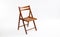 Brown Folding Chair on White