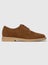 Brown formal shoes with light brown base and white background, Brown casual sneakers with white base and white background