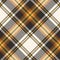 Brown gold autumn plaid pattern vector. Seamless herringbone tartan check plaid graphic.