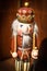 Brown and Gold King Nutcracker Christmas Decoration