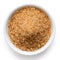 Brown granulated sugar