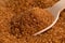 Brown granulated sugar