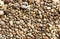 Brown gravel pebble for background texture