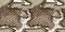 Brown gray snake skin seamless pattern