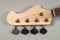 Brown headstock bass guitar