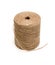 Brown hemp rope roll