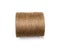 Brown hemp rope roll