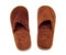 Brown home slippers