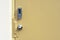 Brown Industrial Steel Exterior Door