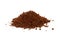 Brown instant coffee powder