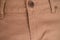 Brown khaki jeans zipper, Denim pant button and zippers