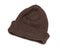 Brown knitted hat isolated