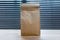 Brown Kraft Paper Bag,coffee bag package on wooden table