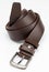 Brown leather belt