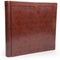 Brown leather book on wite backround