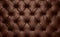 Brown leather capitone background texture