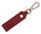 Brown leather keychain, icon