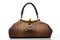 Brown leather purse