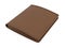 Brown leather purse isolated