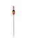 Brown long drop-shaped float with a red fishing antenna with fishing rod, fishing accessories fishing accessories white background