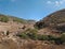 Brown Mediterranean hills in autumn